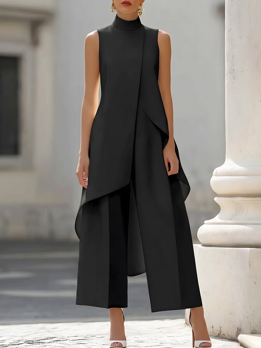 Everly | Conjunto Dos Piezas Pierna Ancha, Blanco Perla