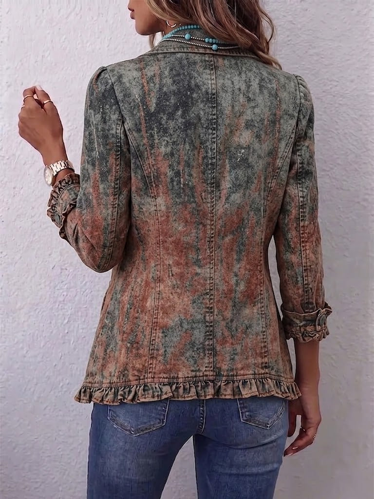 Brisa | Chaqueta de Volantes, Degradado Vintage