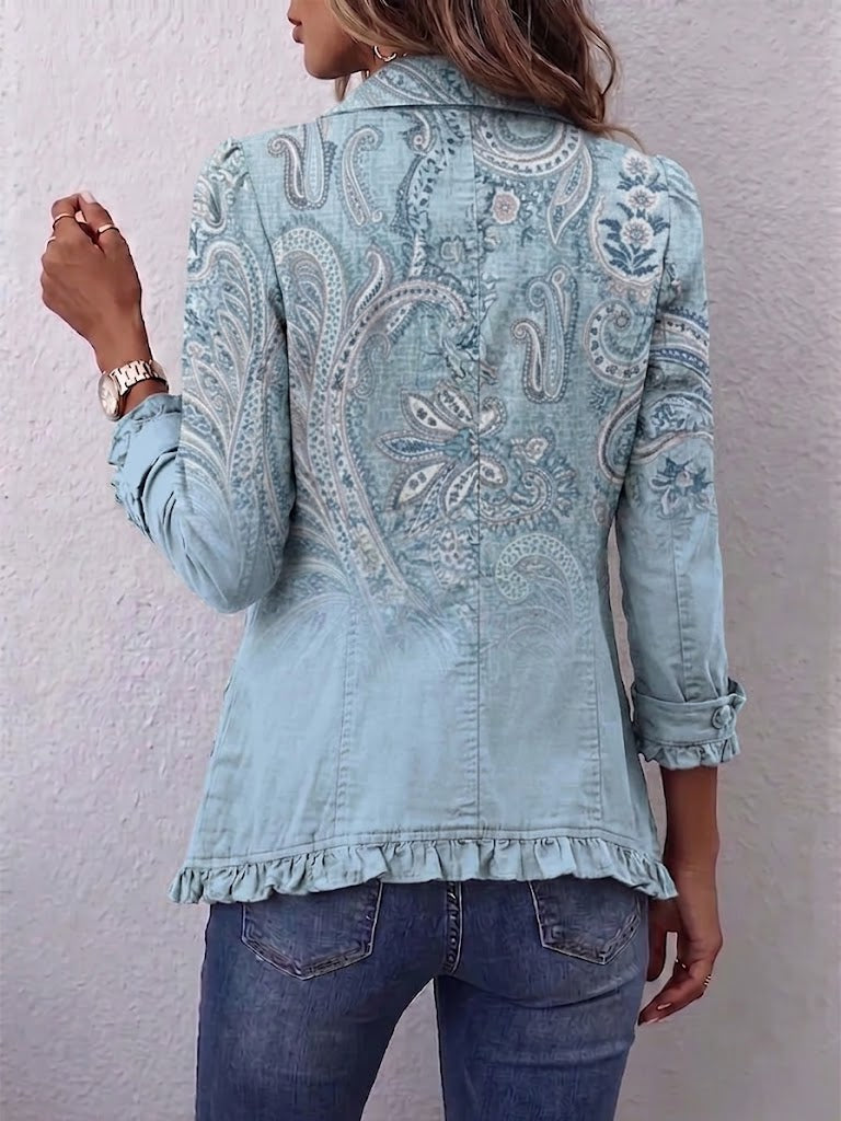 Estrella | Chaqueta de Volantes, Paisley Vintage