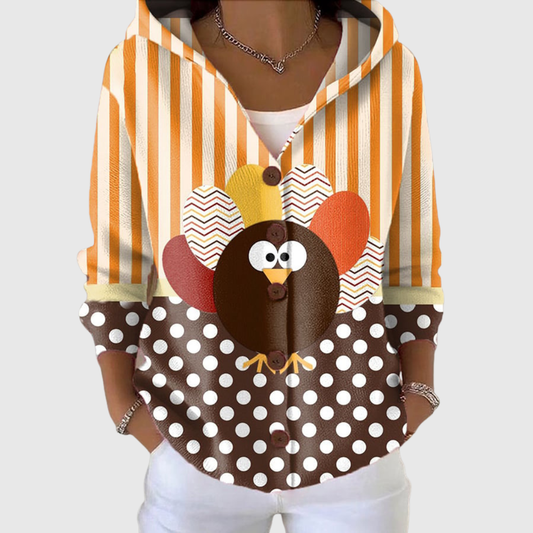 Alba | Chaqueta de Punto con Capucha — Color por confirmar