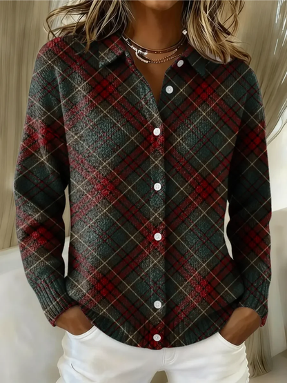Esmeralda | Blusa Clásica de Cuadros