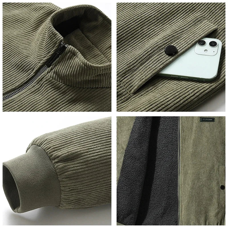 Caleb | Chaqueta Premium con Forro de Borreguito