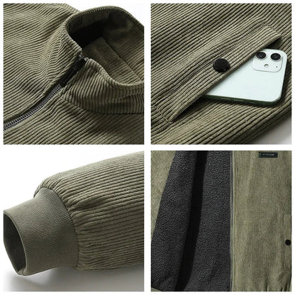 Caleb | Chaqueta Premium con Forro de Borreguito