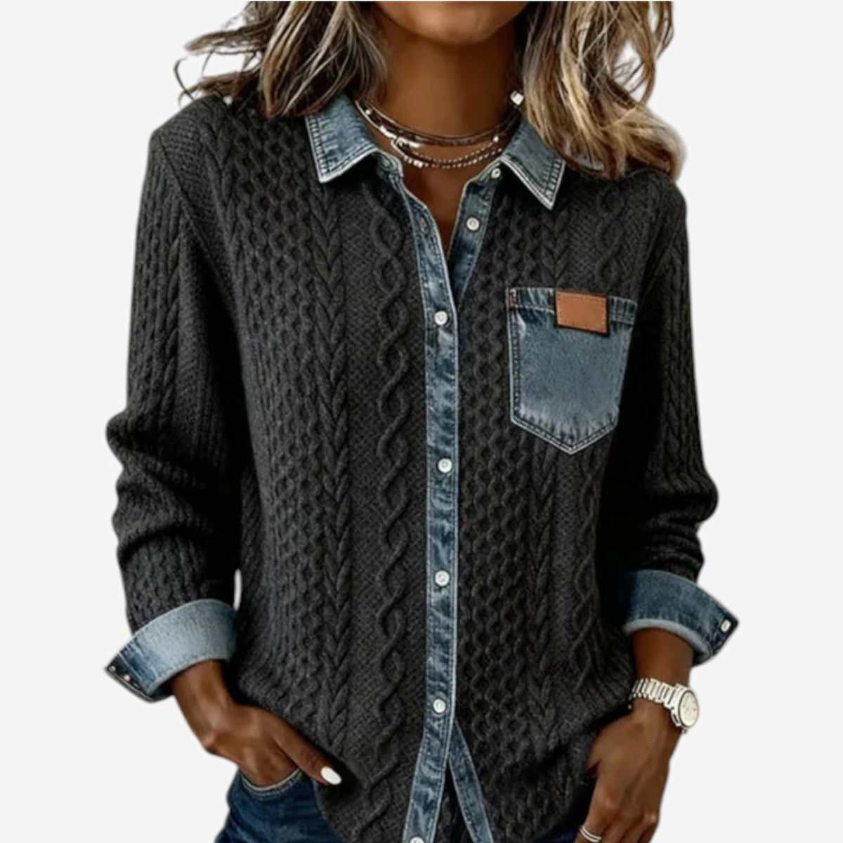 Cicchelli | Chaqueta Trenzada